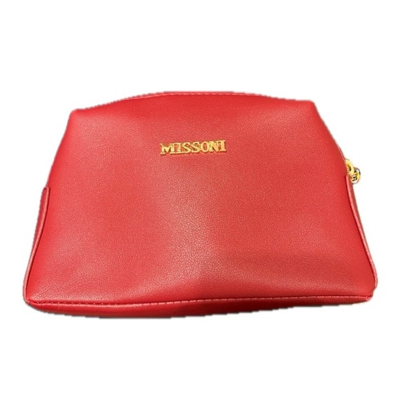 MISSONI Women’s Muti-Colored Tassel Zipped Bag, Red - Picture 3 of 9